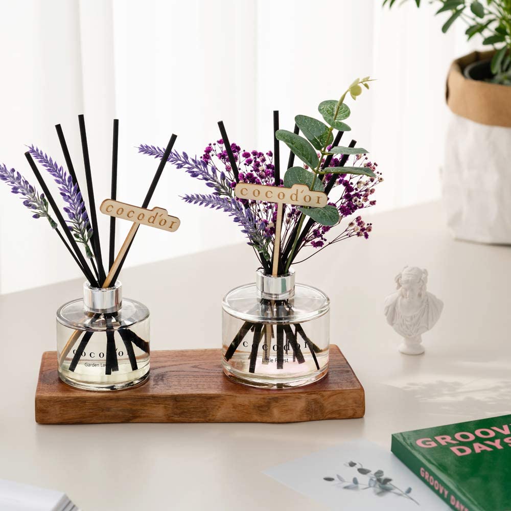 Cocodor April Breeze Diffusore a Bastoncini 200 ml – Profumatore per Ambiente Floreale con Bacche Dolci, Note Polverose e Fiori Decorativi Lavanda/Gypsophila - immagine 7