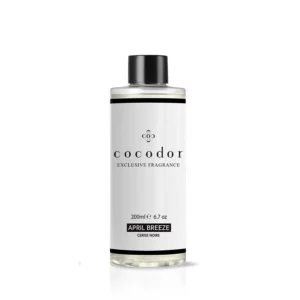 Cocodor Ricarica 200 ml April Breeze – Refill per Profumatore per Ambiente e Diffusore di Fragranze, Atmosfera Fresca e Raffinata