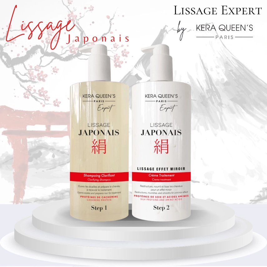 Lisciante Giapponese per Capelli - Shampoo + Crema