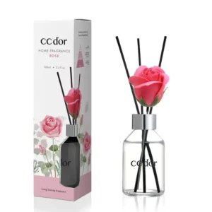 Diffusore a bastoncini floreale CCDOR - Fragranza di rosa