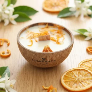 La candela che diventa pianta - Fiore d’arancio